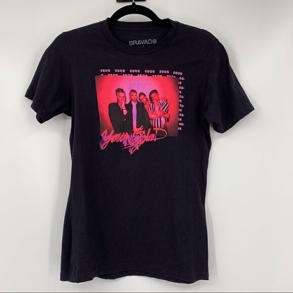 Bravado Youngblood 5SOS Unisex Band T-Shirt - Picture 1 of 4